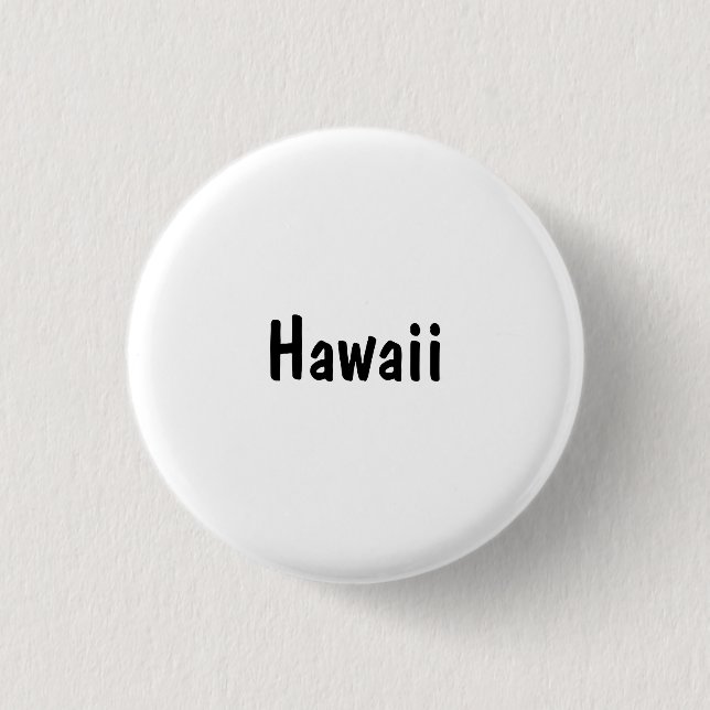 Hawaii Button (Vorderseite)