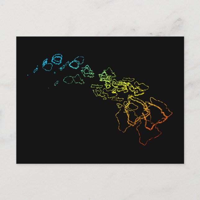 Hawaii Chill Blur Postkarte (Vorderseite)