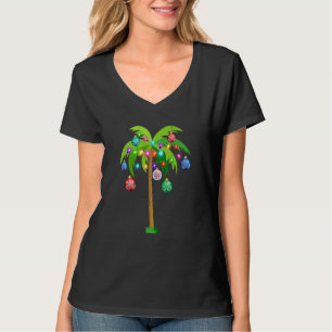 Hawaii Christmas Palme Tropical Xmas Coconut L T-Shirt