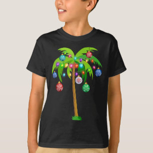 Hawaii Christmas Palme Tropical Xmas Coconut L T-Shirt