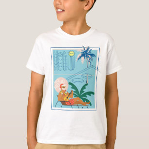 Hawaii Christmas Santa Travel Tropical Beach T-Shirt