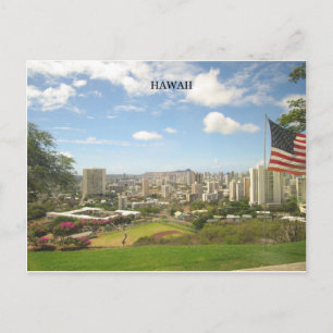 Hawaii Cityscape Postkarte