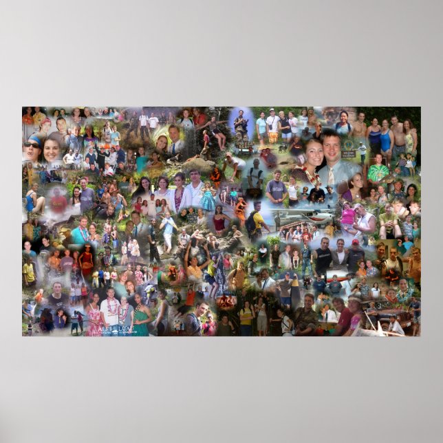 Hawaii-Collage Poster (Vorne)