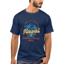 Hawaii Cruise Family Urlaub Anpassbarer T - Shirt