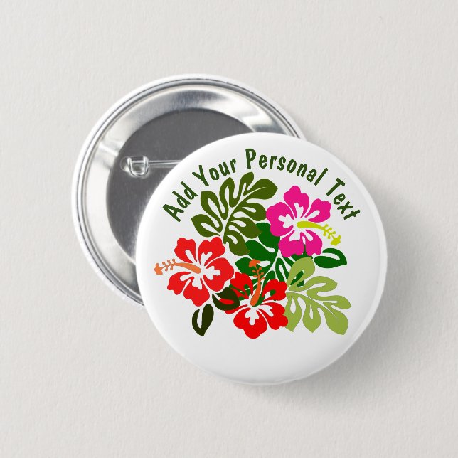 Hawaii Day Button (Vorne & Hinten)