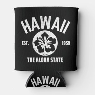 Hawaii Der Aloha-Staat Vintage-State-Grafik Dosenkühler