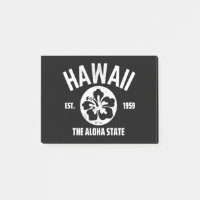 Hawaii Der Aloha-Staat Vintage-State-Grafik