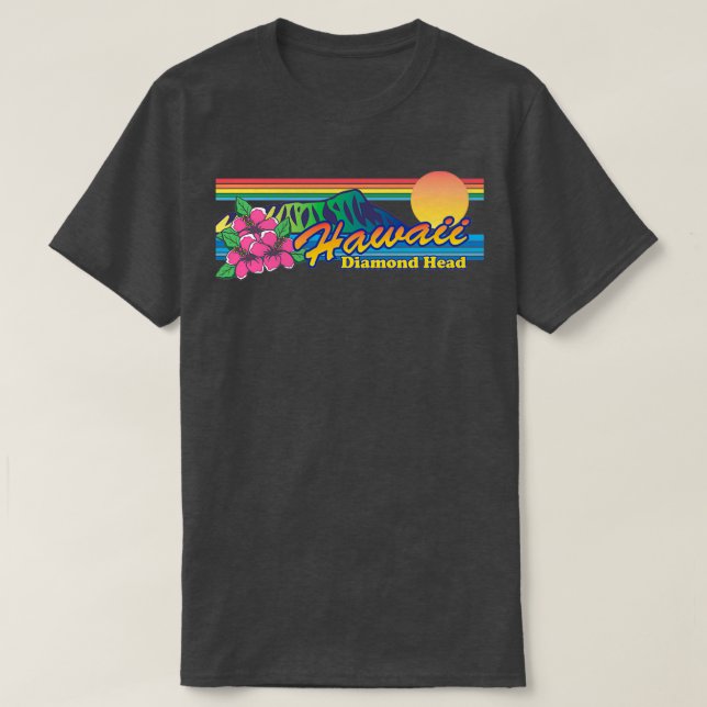 Hawaii Diamond Head T-Shirt (Design vorne)