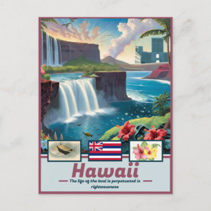 Hawaii Dreams Surreal Masterpiece Postkarte