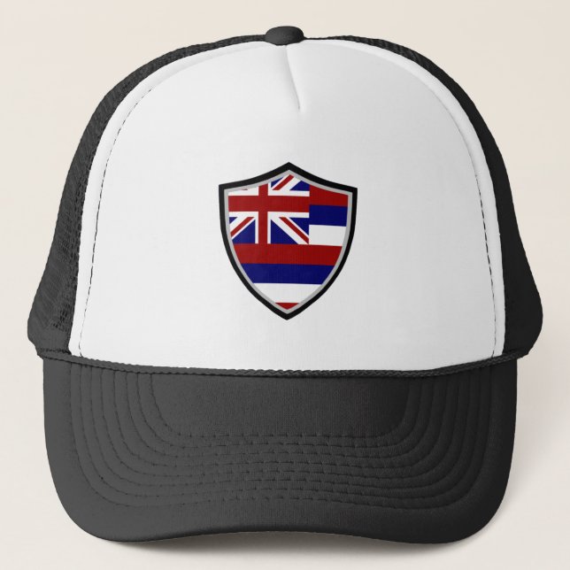 Hawaii-Fahne Truckerkappe (Vorderseite)