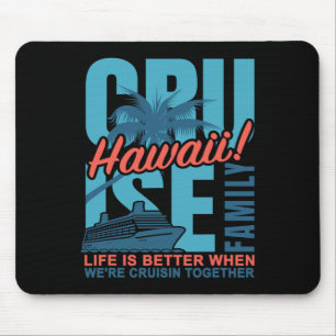 Hawaii-Familienkreuzfahrt passendes Outfit Süße Ha Mousepad