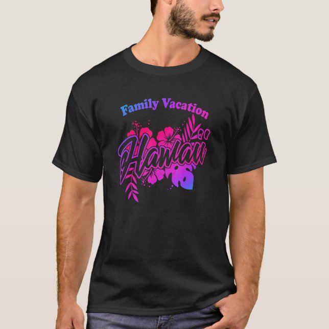 Hawaii Familienurlaub 2022 T-Shirt (Vorderseite)