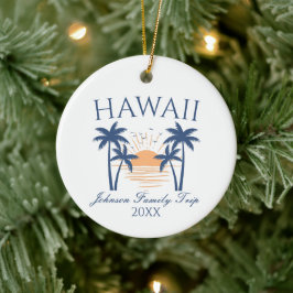 Hawaii Familienurlaub Weihnachtsschmuck