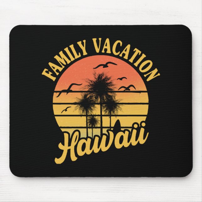 Hawaii Family Vacation 2022 Souvenir-Geschenk Mousepad (Vorne)