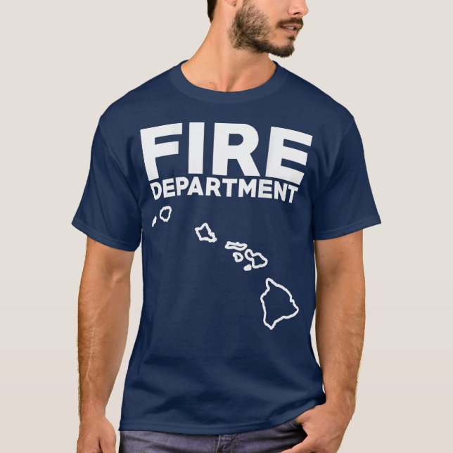 Hawaii Fire Rescue Department Feuerwehr T-Shirt (Vorderseite)