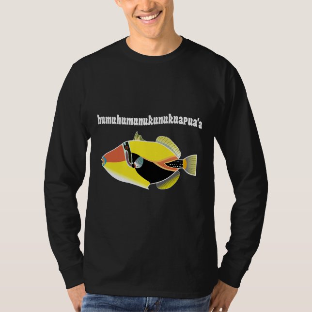 Hawaii Fish Triggerfish T-Shirt (Vorderseite)