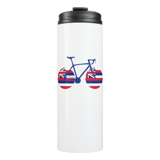 Hawaii Flag Cycling Thermosbecher (Vorderseite)