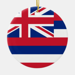 Hawaii Flag Keramikornament
