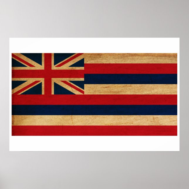 Hawaii Flag Poster (Vorne)
