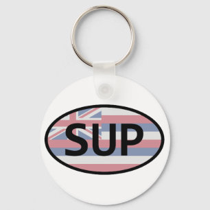 Hawaii Flag Standup Paddling Schlüsselanhänger
