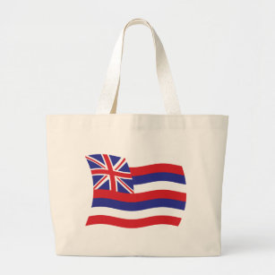 Hawaii Flag Tote Bag Jumbo Stoffbeutel