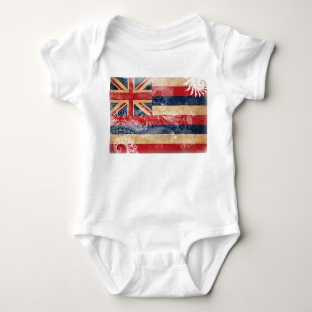 Hawaii-Flagge Baby Strampler (Vorderseite)