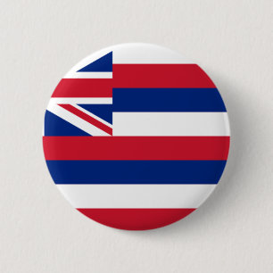 Hawaii-Flagge Button