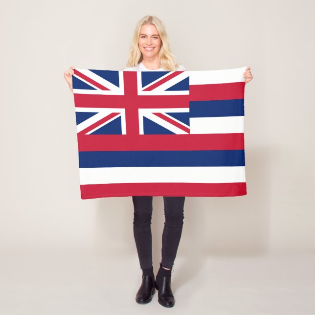 Hawaii-Flagge Fleecedecke (Beispiel)