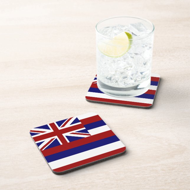 Hawaii-Flagge Getränkeuntersetzer (Rechte Seite)