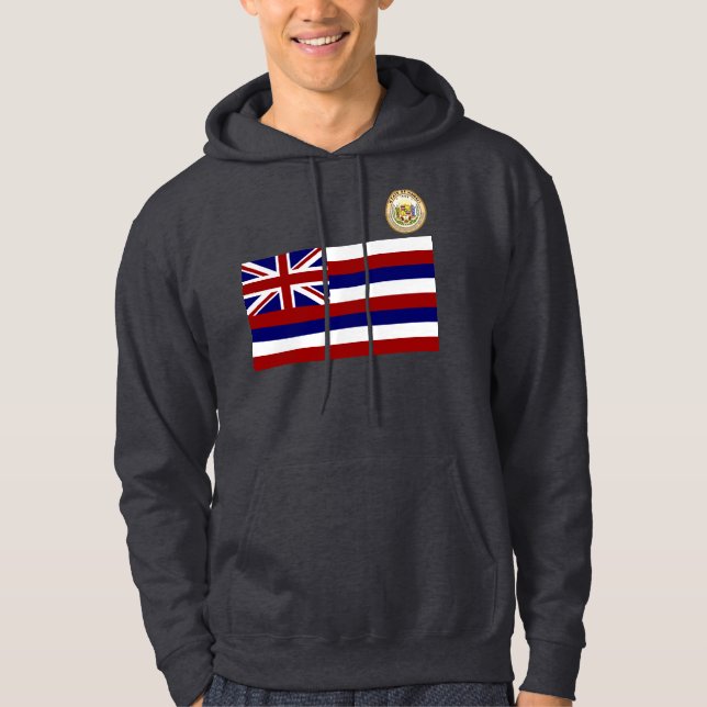 Hawaii-Flagge Hoodie (Vorderseite)