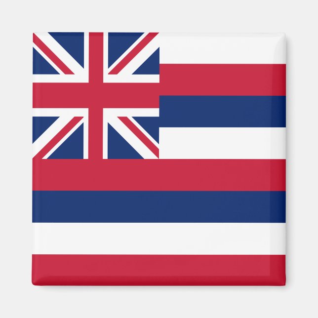 Hawaii-Flagge Magnet (Vorne)