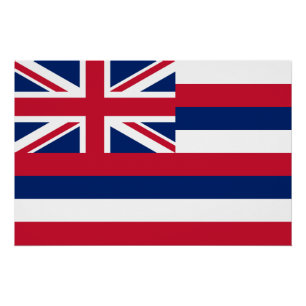 Hawaii-Flagge Poster