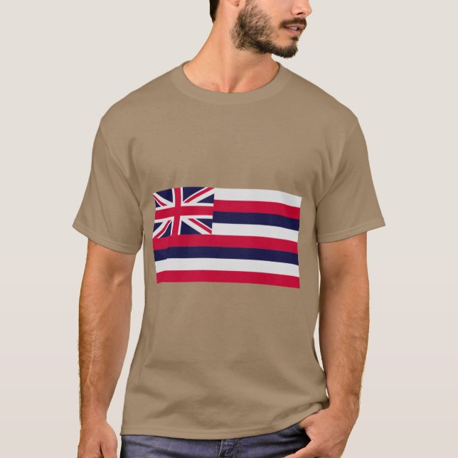 Hawaii-Flagge T-Shirt (Vorderseite)