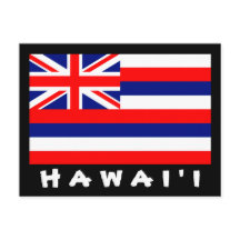 Hawai'i Flaggen-Postkarte