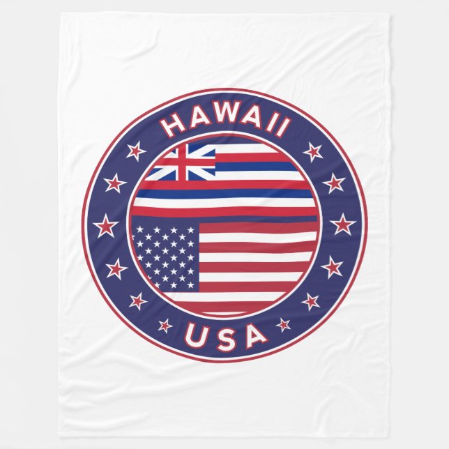 Hawaii Fleecedecke (Vorderseite)