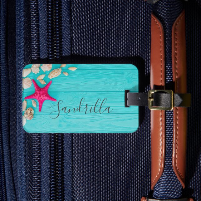 Hawaii Foto individuelle Name Gepäckanhänger (Vorderseite Insitu 4)