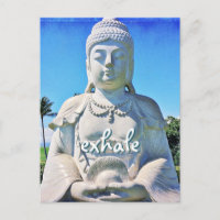 Hawaii Friedlich Buddha Exhale Script Tropical