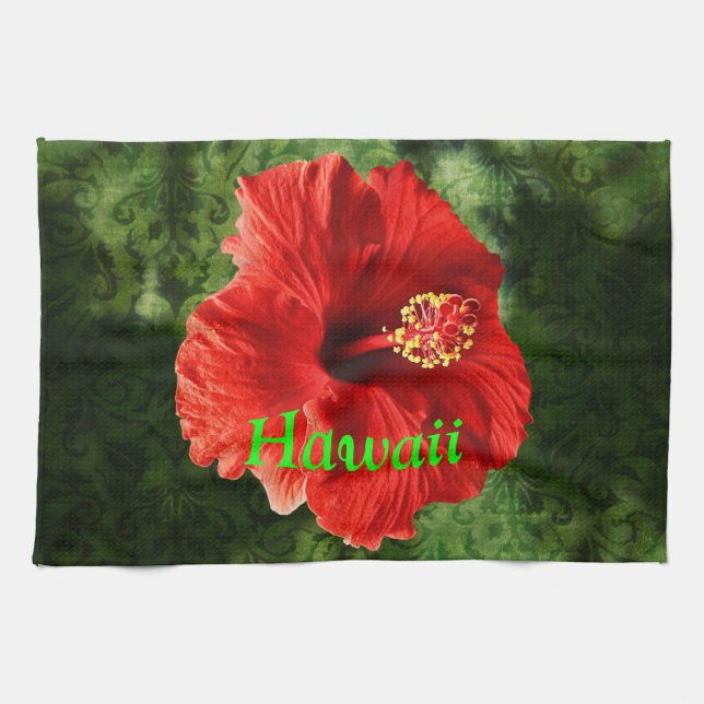 Hawaii-Geschirrtuch Küchentuch (Horizontal)