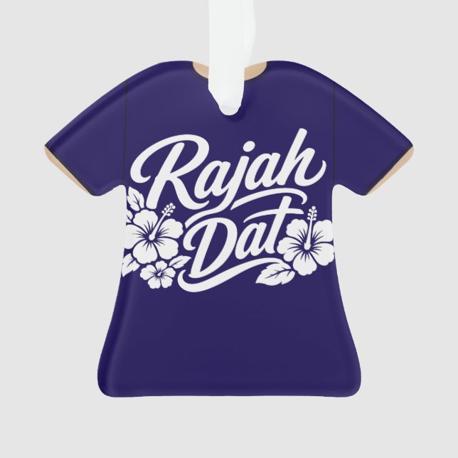 Hawaii Grafik T-Shirt  Ornament (Vorderseite)