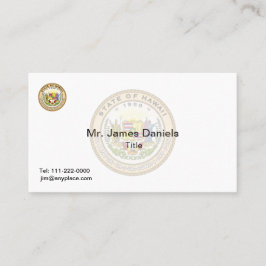 Hawaii Great Siegel Visitenkarte