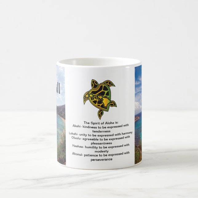 Hawaii Hanauma Bay Aloha Kaffeetasse (Mittel)