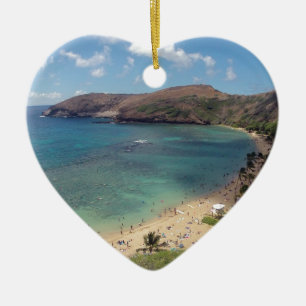 Hawaii Hanauma Bay Oahu Keramik Ornament