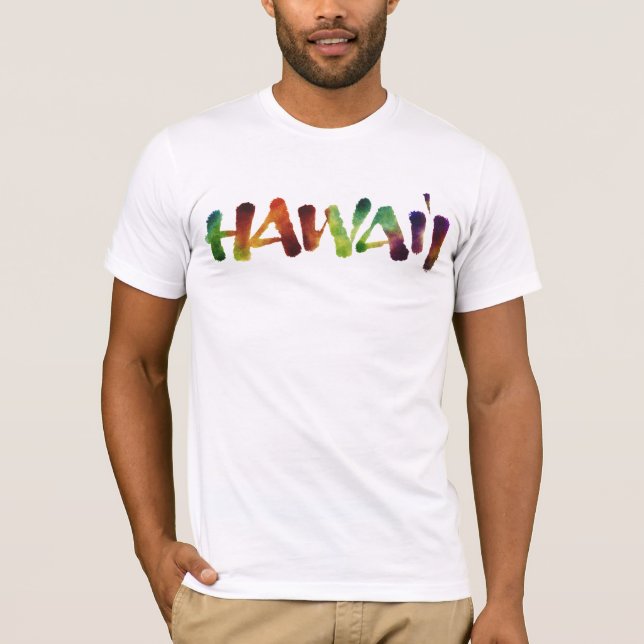 Hawai'i - Hand Lettering Calligraphy - Hawaii T-Shirt (Vorderseite)