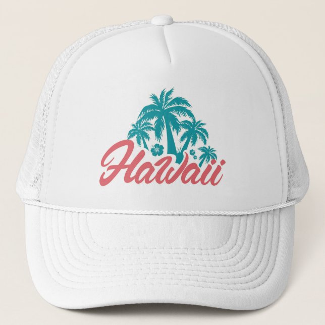 Hawaii hats truckerkappe (Vorderseite)