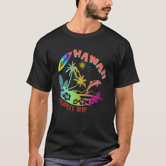 Hawaii Hawaiian Aloha Vacation Matching Family Gro T-Shirt (Vorderseite)