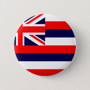 HAWAII / HAWAIIAN FLAG BUTTON