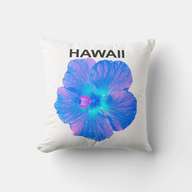 Hawaii-Hibiskus Kissen (Vorderseite)