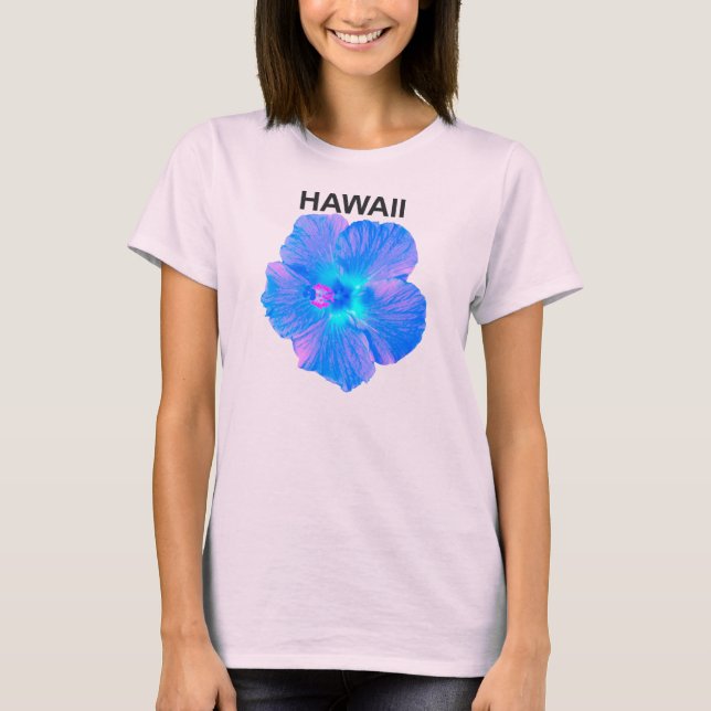 Hawaii-Hibiskus T-Shirt (Vorderseite)