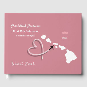 Hawaii Hochzeit in Urlaubsort Guest Book Gästebuch