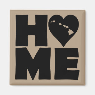 Hawaii Home Heart State Fridge Magnet